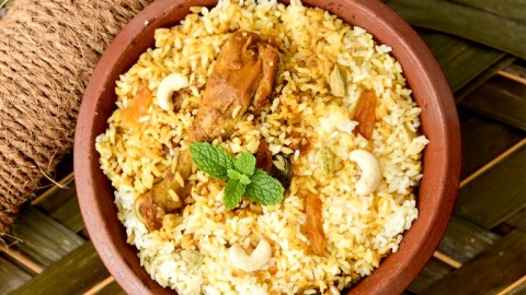 Reisgerichte in Kerala Cuisine