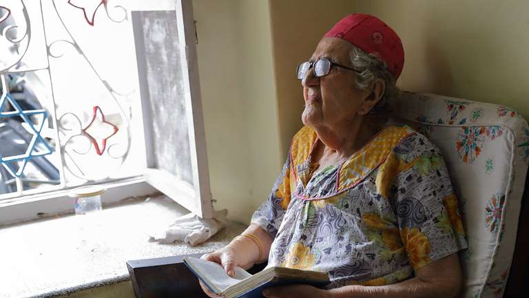 Sarah Cohen was the oldest Kerala Jew settled at Jewish Community in Mattancherry