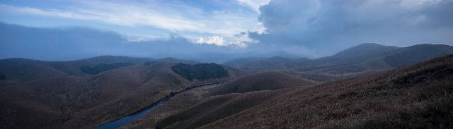 Panoramic view of Eravikulam valley 