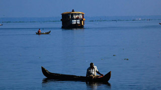 Ashtamudi Lake in Kollam