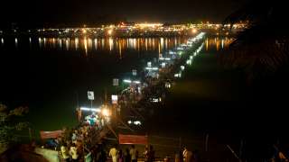 Illuminated Aluva Siva Temple