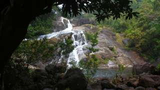 Meenmutty falls in Thiruvananthapuram